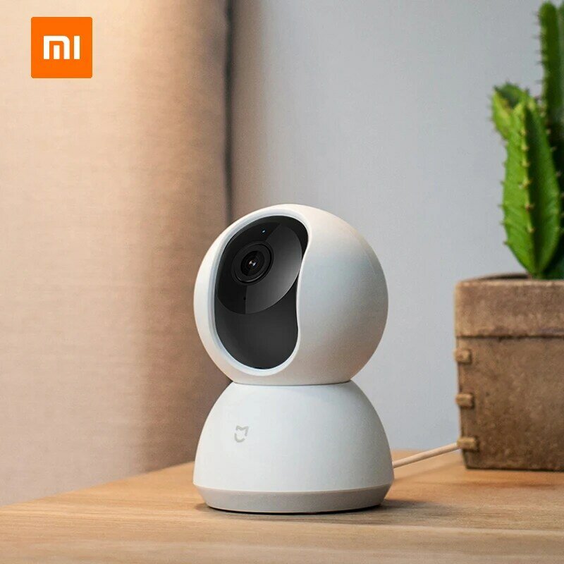 Xiaomi Mijia Mi 1080P IP Kamera Pintar 360 Sudut Nirkabel WiFi Visi Malam Kamera Video Webcam Camcorder Melindungi Keamanan Rumah