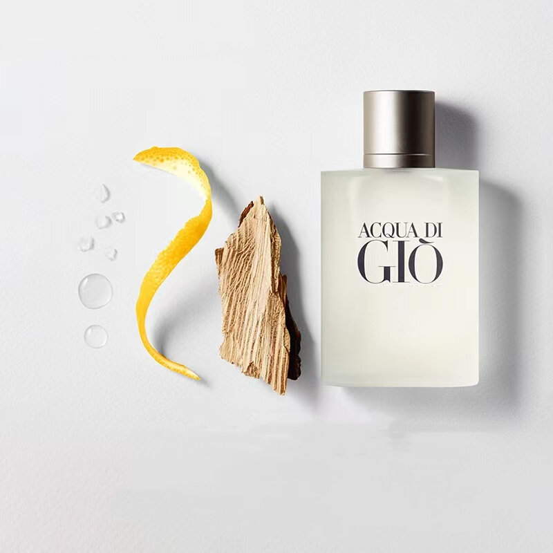 Perfume para hombre, fragancia De larga duración, Colonia, Original, Gio Pour Homme, Eau De Toilette, 100ml