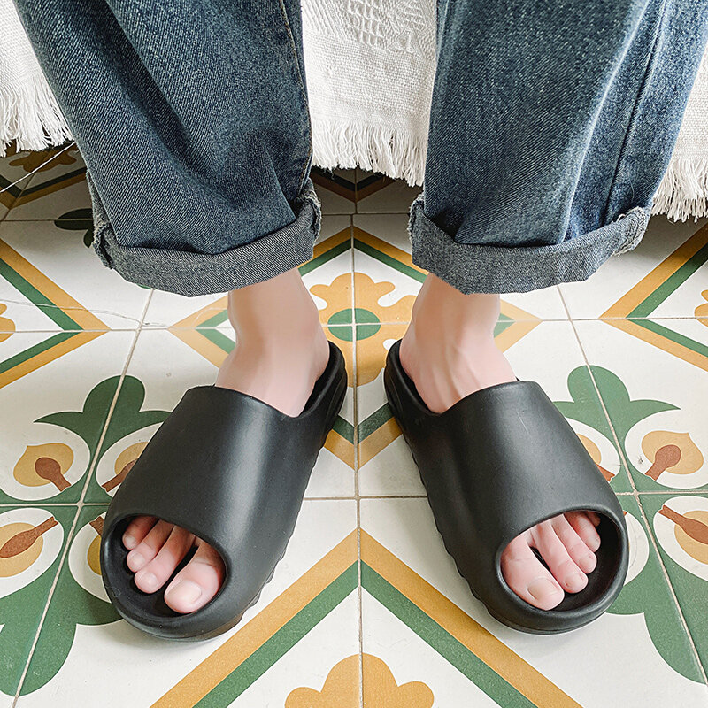 WSNG-Zapatillas de playa antideslizantes para hombre, sandalias y pantuflas de suela gruesa, para verano