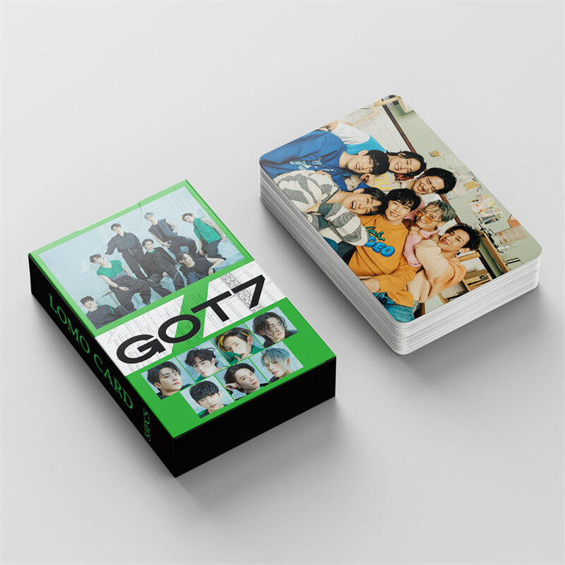 55ชิ้น/เซ็ต GOT7 Photocard ใหม่อัลบั้ม Lomo Card เกาหลีแฟชั่นบัตรพิมพ์ภาพโปสเตอร์แฟนคอลเลกชันของขวัญขายส่...