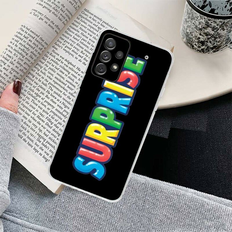 Kinder – coque de téléphone portable en chocolat, étui Transparent pour Samsung Galaxy S10 S21 S22 Plus Ultra A91 A51 A21S A12