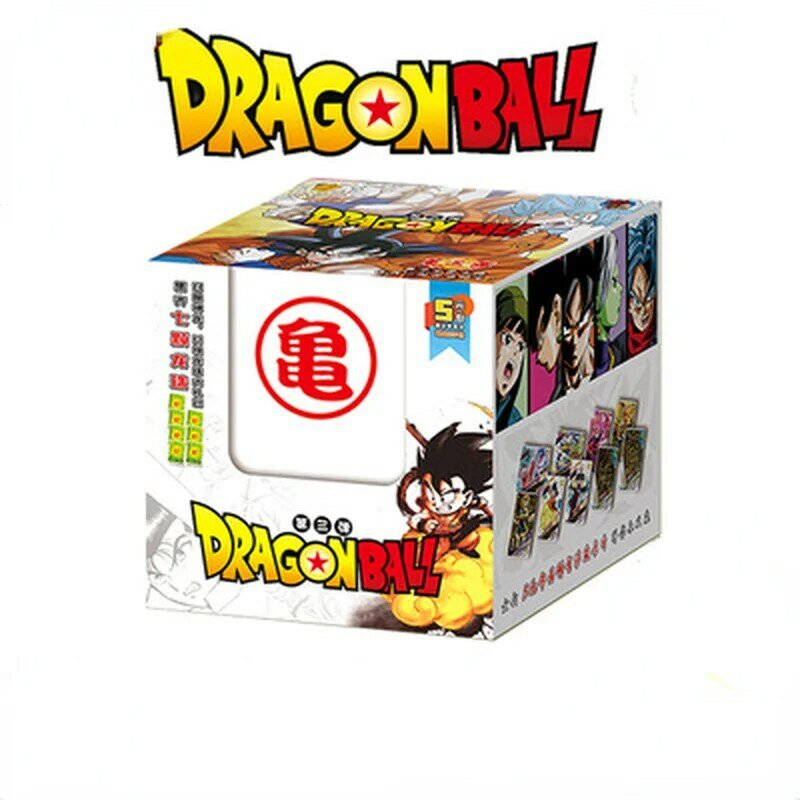 Juego completo de cartas flash de Dragon Ball, juego de batalla de hero Sun Wukong, colección de cartas de anime, venta al por mayor, caja ciega aleatoria