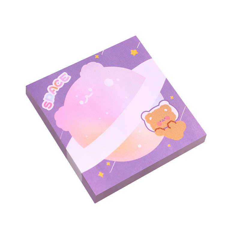 Korean Ins Cute Rabbit Sticky Notes Student Message Cartoon Learning Stationery N Times Paste Office Planner Memo Pads Wholesale