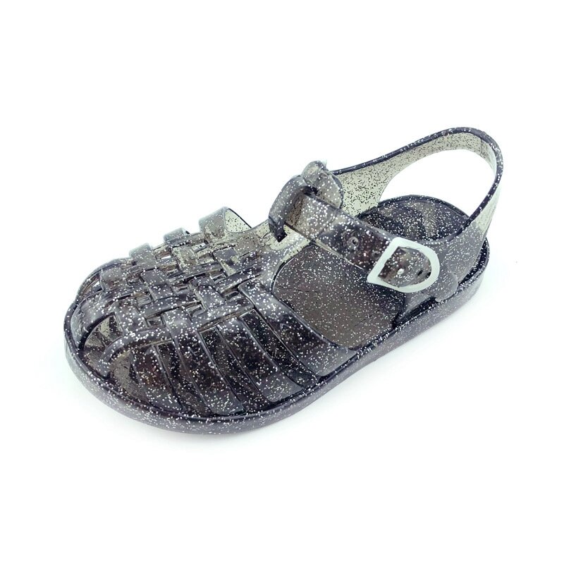 Sandalias de princesa para niños y niñas, zapatillas transparentes de gelatina a la moda, zapatos para bebés, venta al por mayor, 2022
