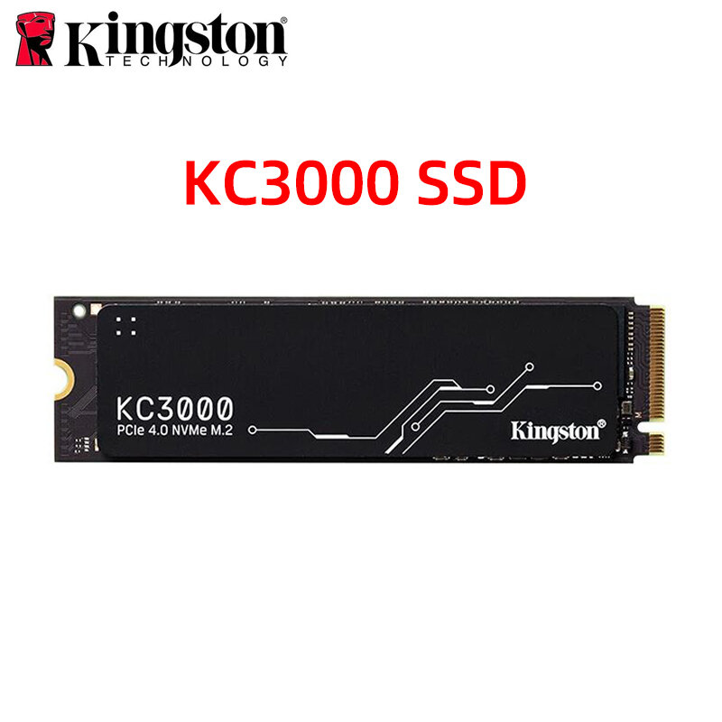Kingston-Almacenamiento SSD KC3000 para ordenador de escritorio y portátil, 1TB, 2TB, NVMe M.2 PCIe 4,0, Uds