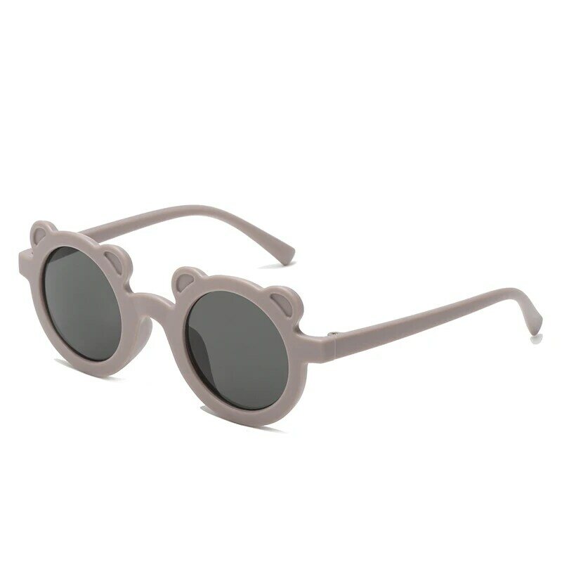 Neue Kinder Sonnenbrille Cartoon Bär Form Mädchen Junge Kinder Sonnenbrille Runde Street Beat Brillen Nette Baby Shades Eyewears UV