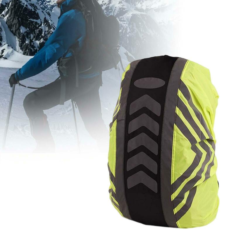 Rain Cover Backpack Reflective Waterproof Dustproof Sport Bag Cover Outdoor Rainproof Travel Hiking Climbing Rucksack 20L-55L