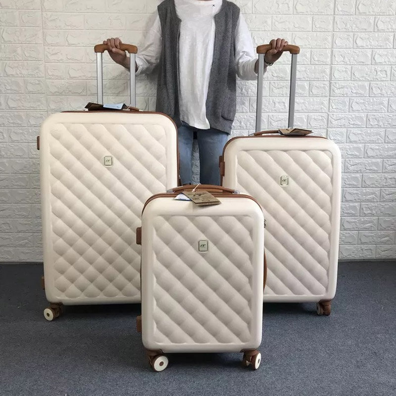 New Men Retro 20 25 29 inches Rolling Luggage carry on Trolley Luggage Women spinner brand Travel Bag Trolley Suitcase on Wheels