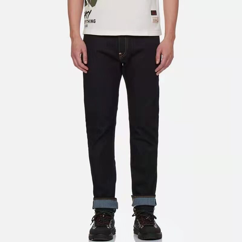 Мужские длинные джинсы с принтом M в стиле ретро, модель Y2k в японском стиле, большие джинсы с прямыми штанинами, 2022