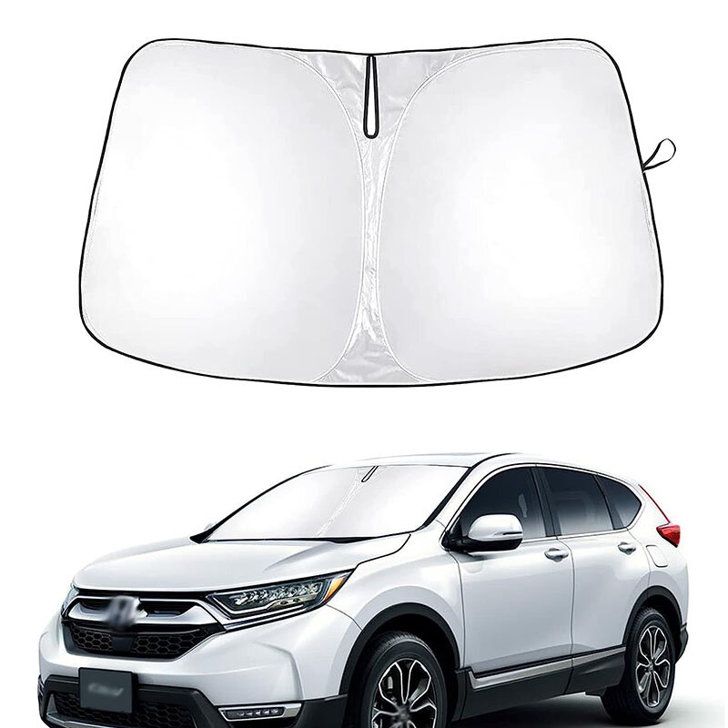 Front Windshield Sun Shade Foldable Sunshade Protector Custom Fit for 2023 2022 2021 2020 2019 2018 2017 Honda CRV Accessories