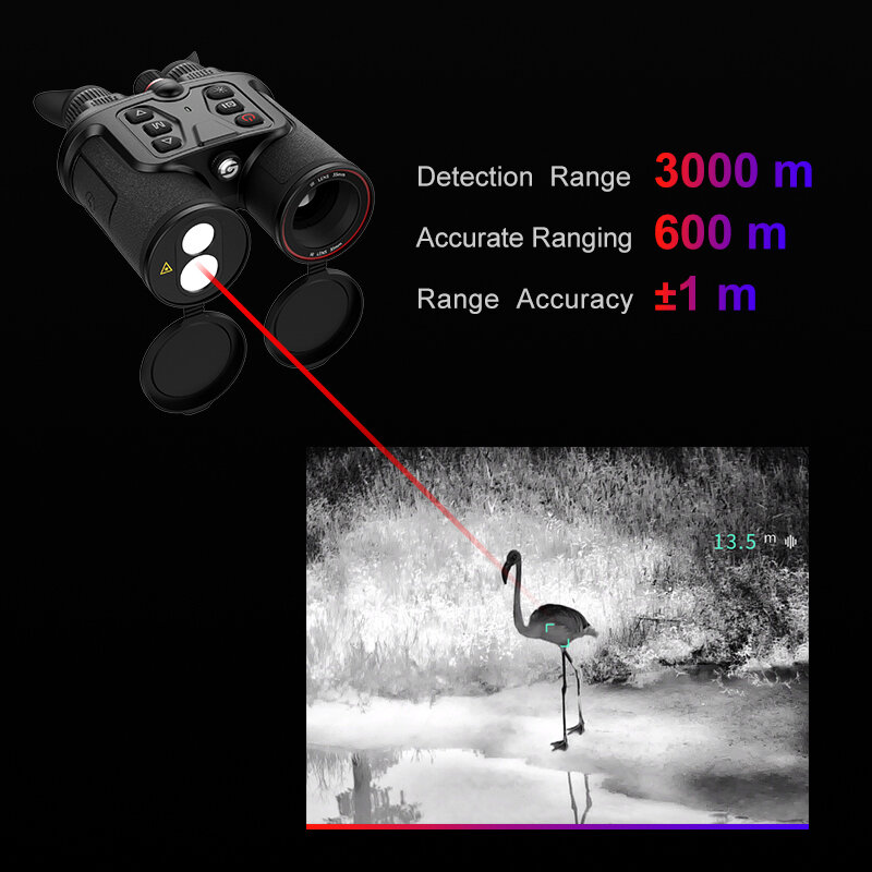 ท่องเที่ยว TN430การล่าสัตว์อินฟราเรดกล้องส่องทางไกลการมองเห็นได้ในเวลากลางคืน Professional 1024X768หน้าจ...