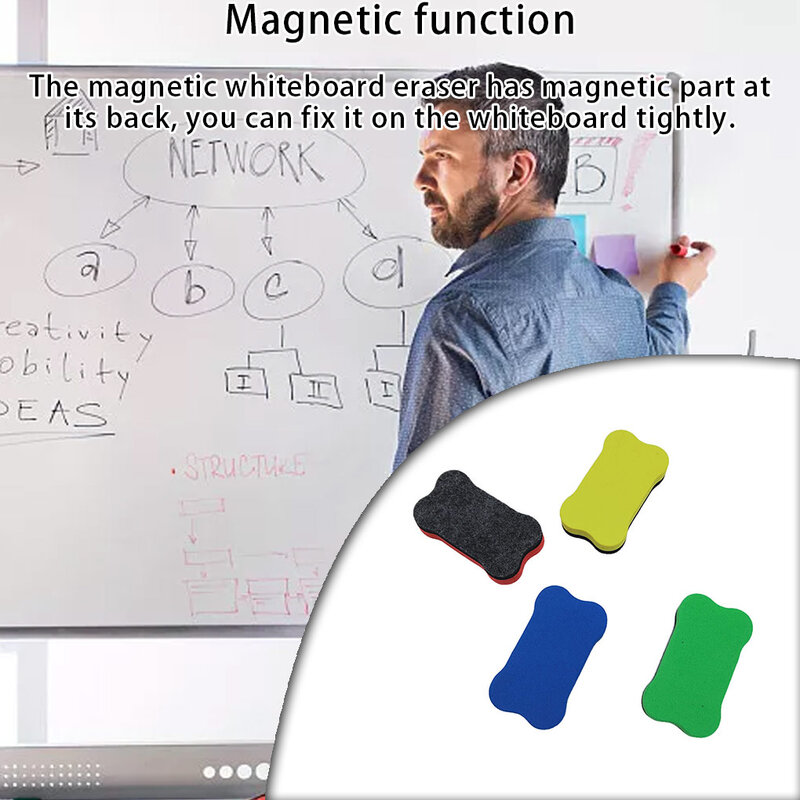 Магнитные Ластики для белой доски, очистители для классной доски, фланелевая белая щетка, ручной маркер, ручная ручка для пыли, ручные салфе...