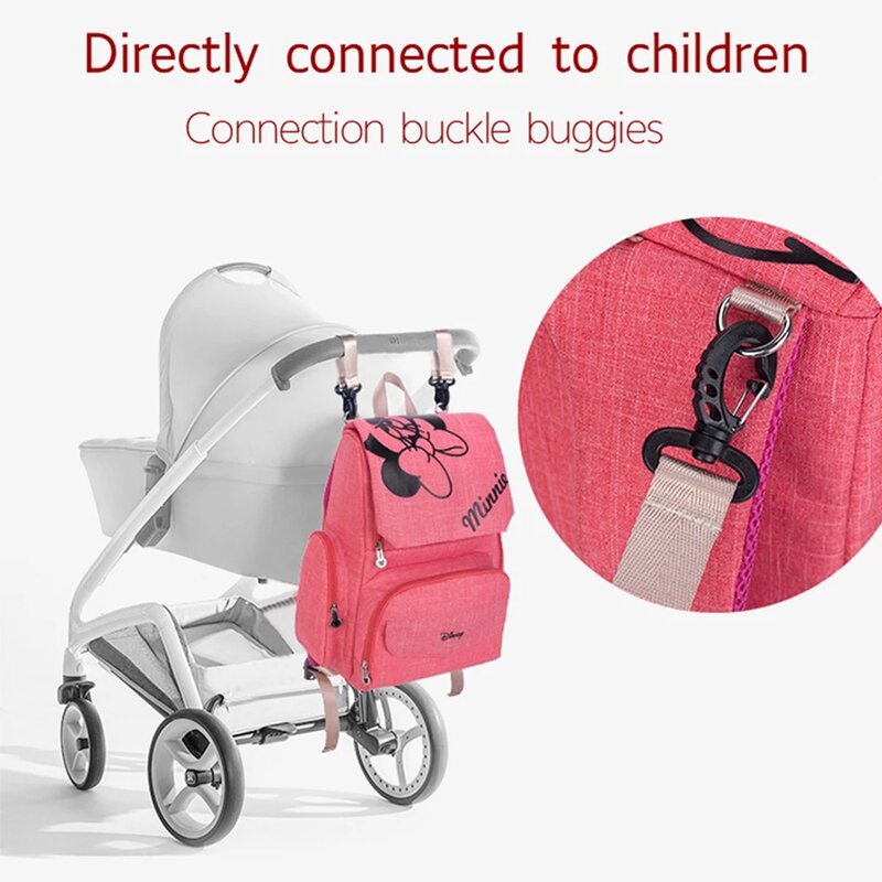 Disney Designer Taschen Mutter Anti-Diebstahl Baby Windel Rucksäcke Für Frauen Mutterschaft Packs Luxus Mama Reise Windel Taschen Weibliche