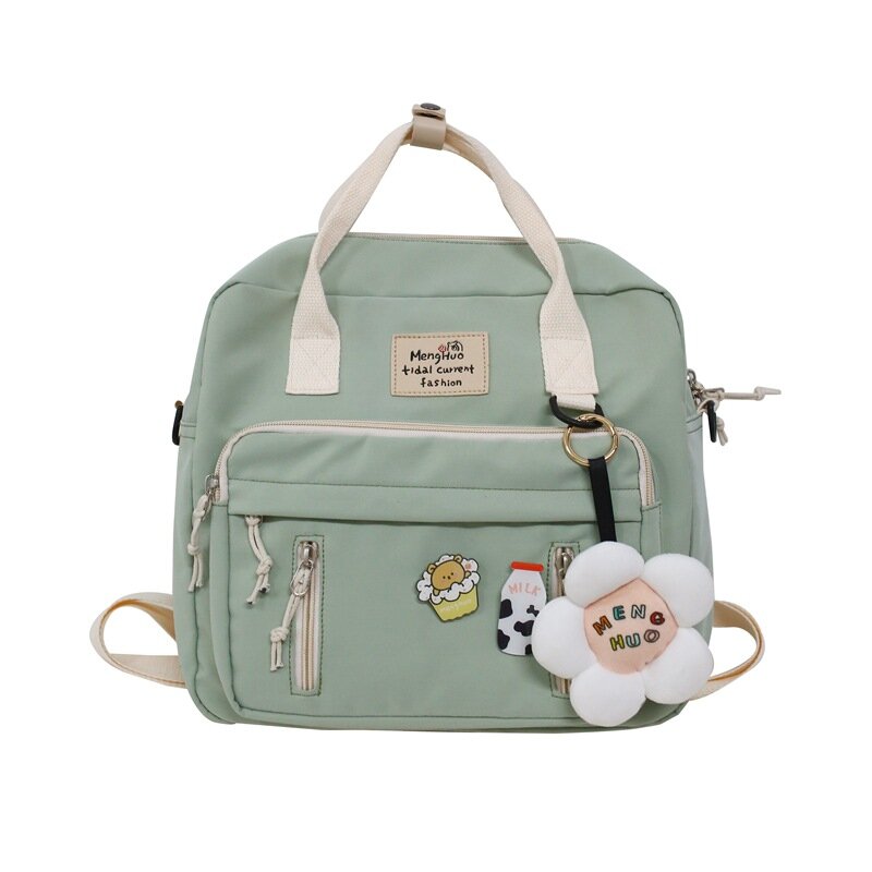 Cute Japanese Girl Backpack Preppy Style Crossbody Portable Larger Capacity School Bags Handbag Satchels Women