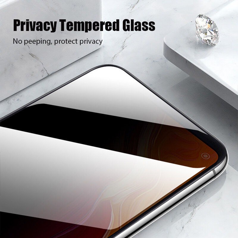Privacy Tempered Glass Film for Xiaomi Mi 9 SE 9T Pro A3 Lite Anti-Scratch 9D Screen Protectors for Xiaomi Mi 10T Pro 5G 10 Lite