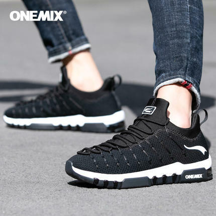 Onemix รองเท้าผ้าใบแฟชั่นใหม่สำหรับผู้หญิง, รองเท้ากีฬารองเท้ากลางแจ้งผู้ชายสวมใส่ได้กันลื่...
