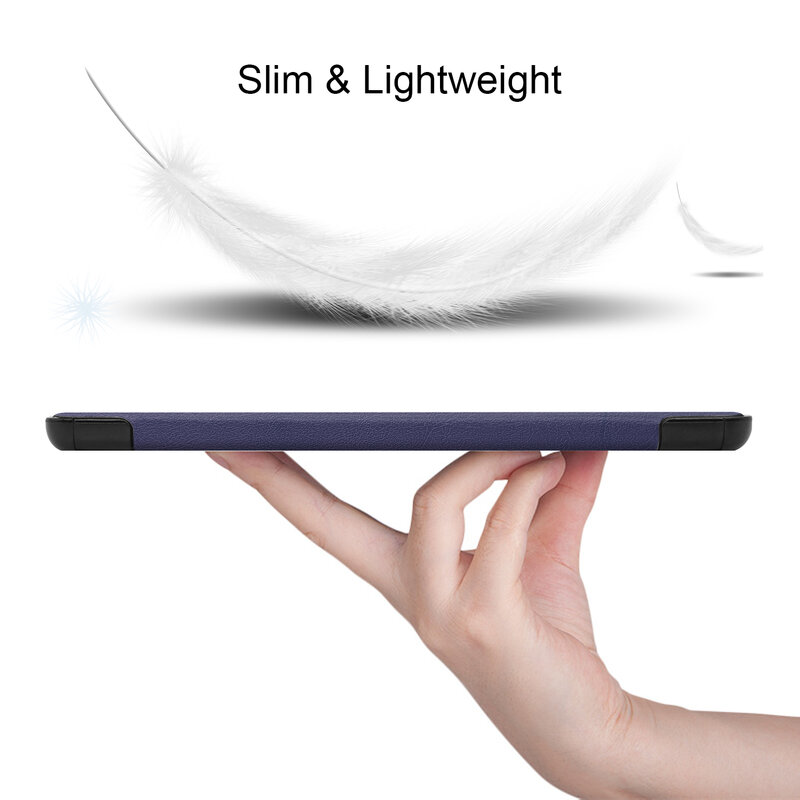 Чехол для планшета Samsung Galaxy Tab S6 Lite, умный трехскладной чехол-подставка, Магнитный защитный чехол для Samsung Galaxy Tab S7/S8 Plus Fe