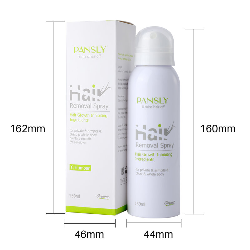 Spray de depilación rápida e inhibidor del crecimiento del vello 2 en 1, depilación suave e indolora, espuma para cuerpo y cara, brazo, axila, pierna, 150ml