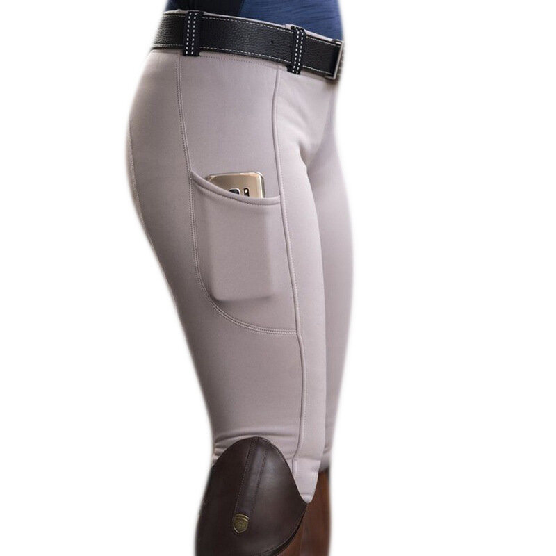 Лидер продаж, высококачественные новые женские брюки для конного спорта в европейском и американском стиле, облегающие эластичные брюки с ...