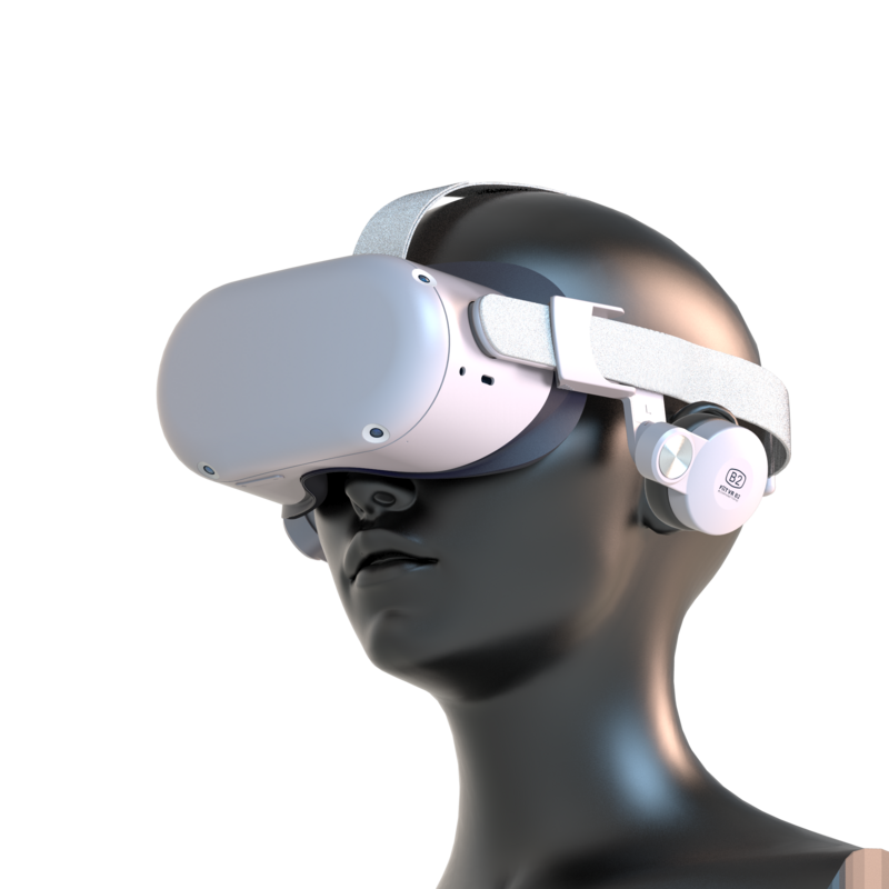 Orejeras para Oculus Quest 2 VR, auriculares con reducción de ruido, orejeras de sonido mejoradas, accesorios para auriculares con correa para la cabeza QUEST2 Elite