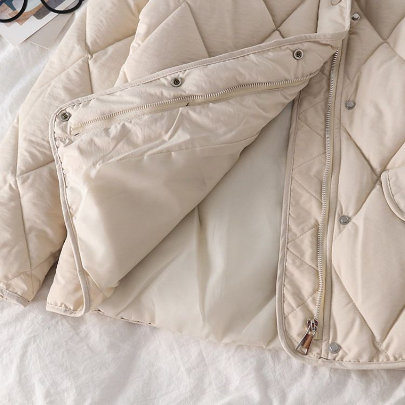 Jaqueta mulher coelho colarinho de cabelo ringer pão terno novo casaco de inverno mulheres espessamento quente casual algodão casaco roupas do vintage