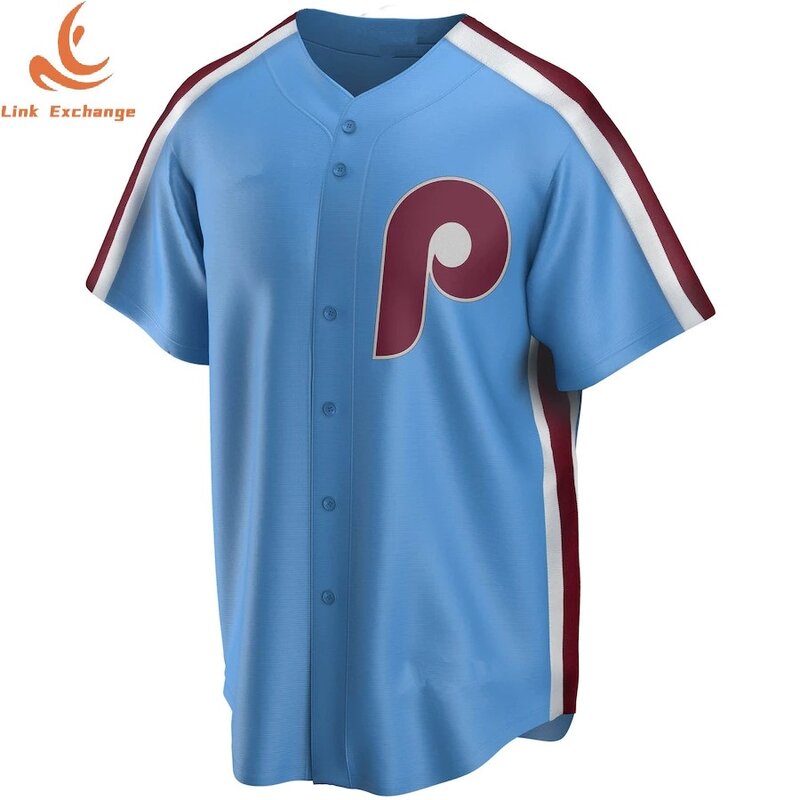 Высококачественная футболка для бейсбола New Phillies Мужская Женская Молодежная детская футболка