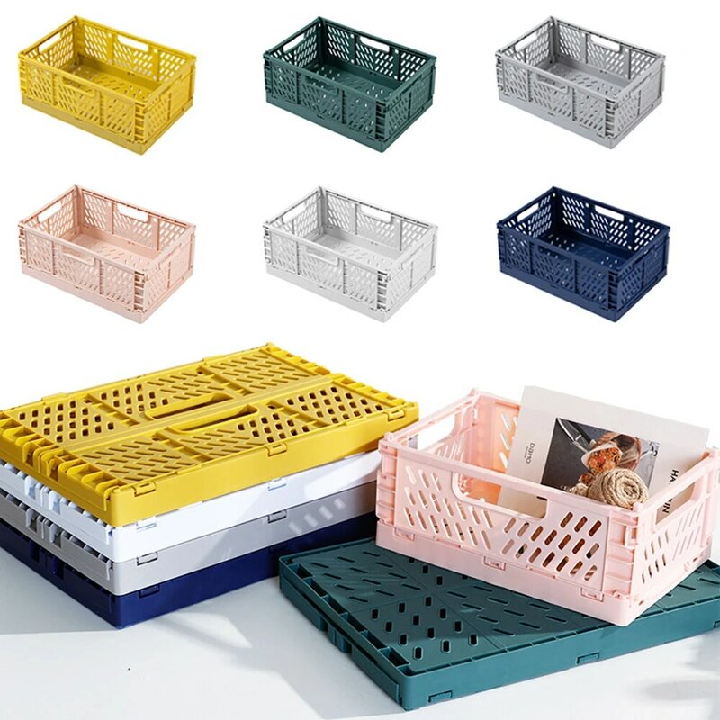 Desktop Organizer Storage Home Sundries Toy Organizers Basket Office Stationary Organizer Foldable Box Kitchen Storage Organizer