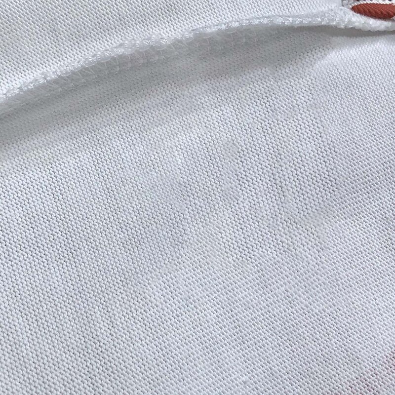 TB THOM Polo Design stampa delfino per uomo estate nuovo colletto o-collo sciolto Casual cotone T-shirt taglie forti di alta qualità