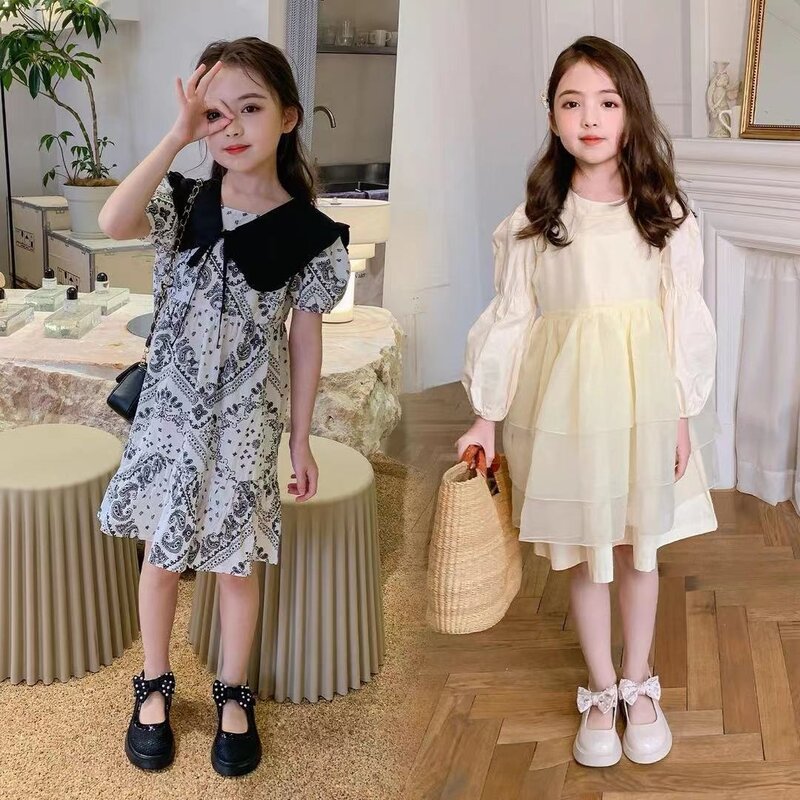 Children's leather shoes soft soled girls' Princess Mary Jane shoes 2022 spring new little girls' black performance single shoes