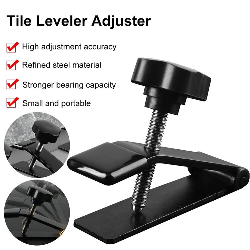 Tile Leveler Adjuster Stainless Steel Tile Locator Height Adjustment Regulator Wall Ceramic Lifter Tools Tile Leveling Device