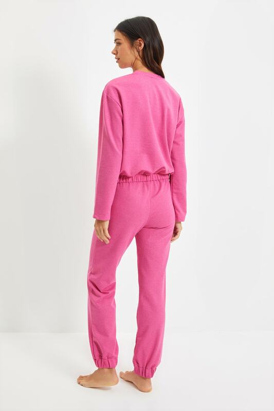 Trendyol Printed Knitted Pajamas Set THMAW22PT0237