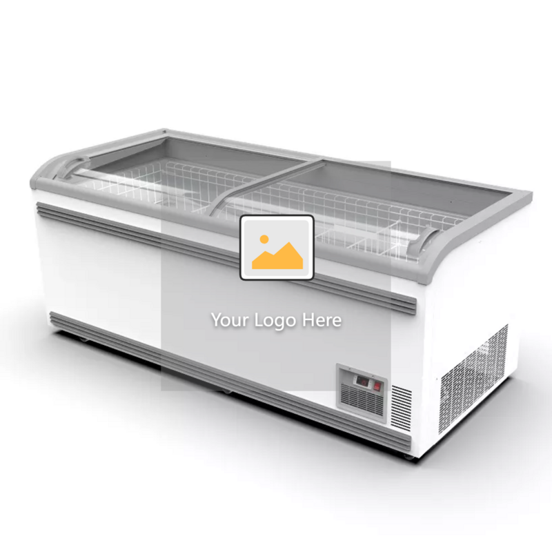 supermarket glass door ice cream meat fridge commercial horizontal refrigerator showcase display chest freezers