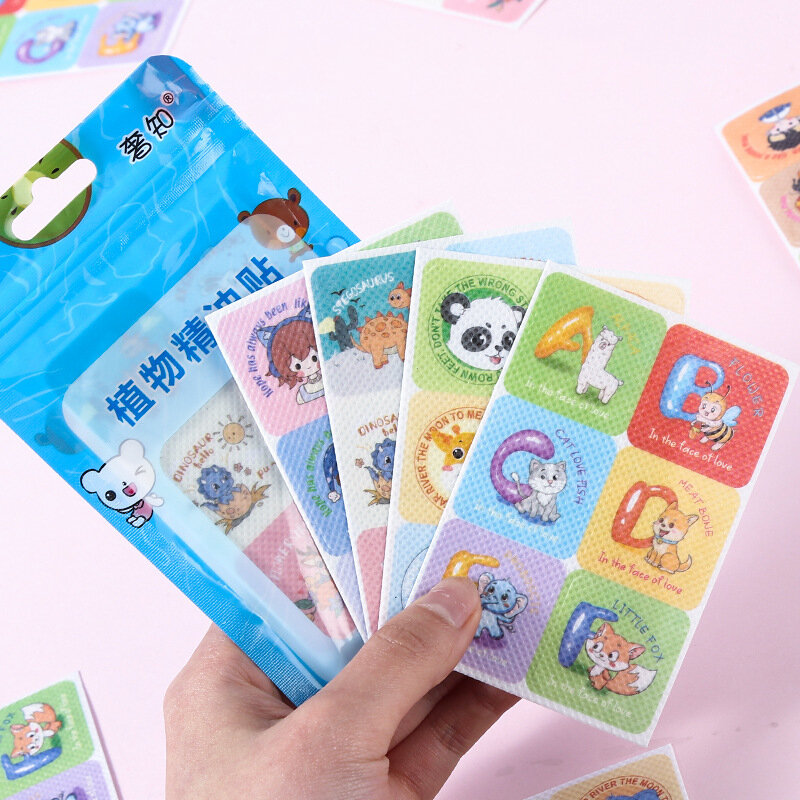 6 Sheets Mosquito Sticker For Children Toddler Infant Kids Cartoon Anti-Mosquito Repellent Patch Pure Plant Essential Oil