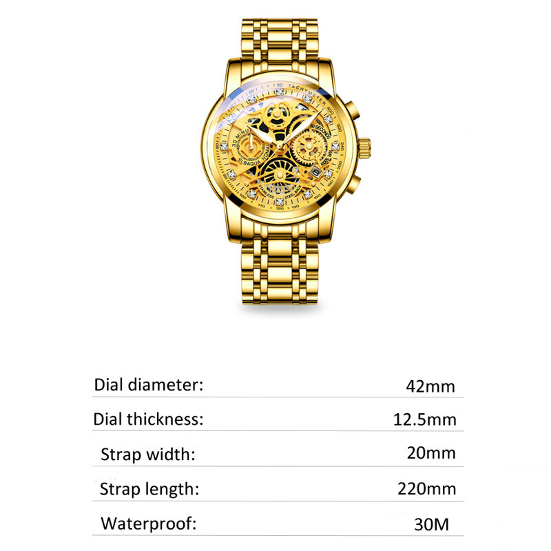 Relógio de pulso masculino relógio de pulso masculino relógios masculinos originais de luxo relógio de pulso masculino à prova dwaterproof água relógios elegantes