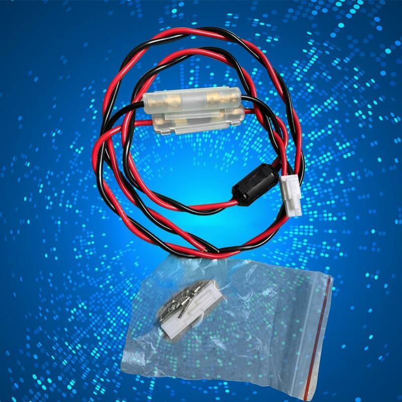 Cable de alimentación de 1m, fusible de 12a para transceptor Xiegu G90 X108g, compatible con Anderson Powepole, Cable de alimentación de Radio de onda corta S5h8