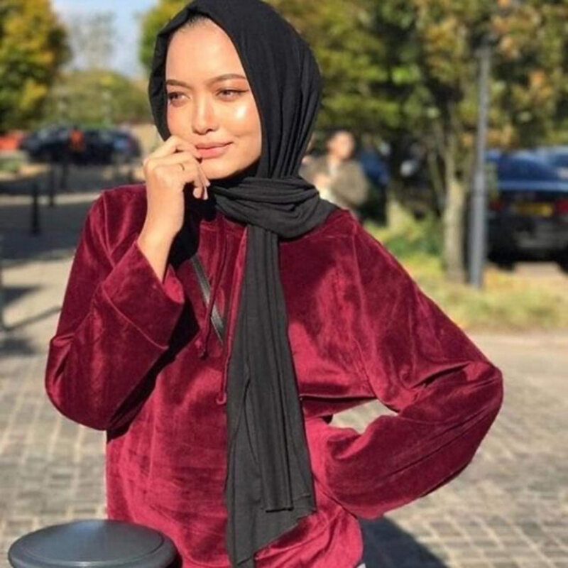 Muslimische Frauen Chiffon Hijab Mit Kappe Motorhaube Instant Chiffon Hijab Pinles Schal Kopf Schal Unter Schal Kappen Abdeckung Headwrap
