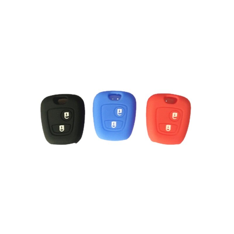 2 Bottoni chiave dell'automobile Del Silicone di caso della copertura per Smart City Per Citroen C1 C2 C3 Pluriel C4 C5 C8