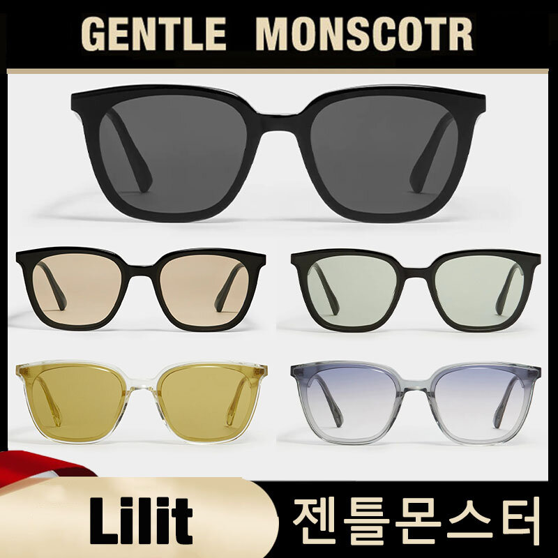 Lilit Sunglasses 22 GENTLE MONSCOTR Trend Luxury Goods Eyewear Zonnebril Dames Designer Brand Summer Female Male Man Women Korea