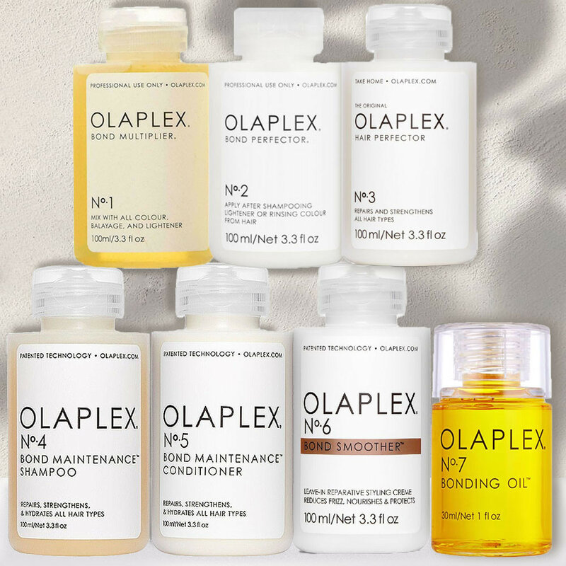 Olaplex-Réparateur de cheveux cassés, No.1, 2, 3, 4, 5, 6/7, 100ml, Traitement des dommages, Soins capillaires professionnels, Original