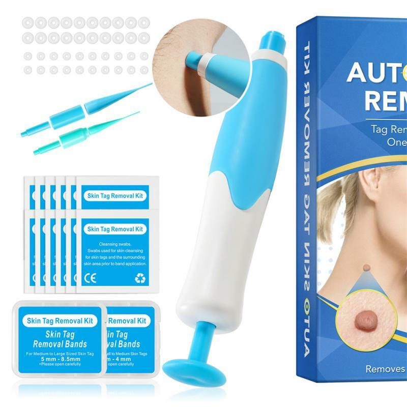 Auto Skin Tag Remover 2-in-1 Painless Mole Wart Remover Skin Tag Removal Pen Wart Dot Corn Treatments Plantar Facial Beauty Tool