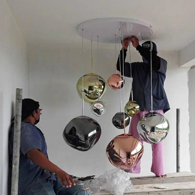 Nordic Led Lava Hanger Verlichting Voor Woonkamer Slaapkamer Loft Hanger Plafondlamp Home Decor Indoor Verlichting Opknoping Lamp Armatuur