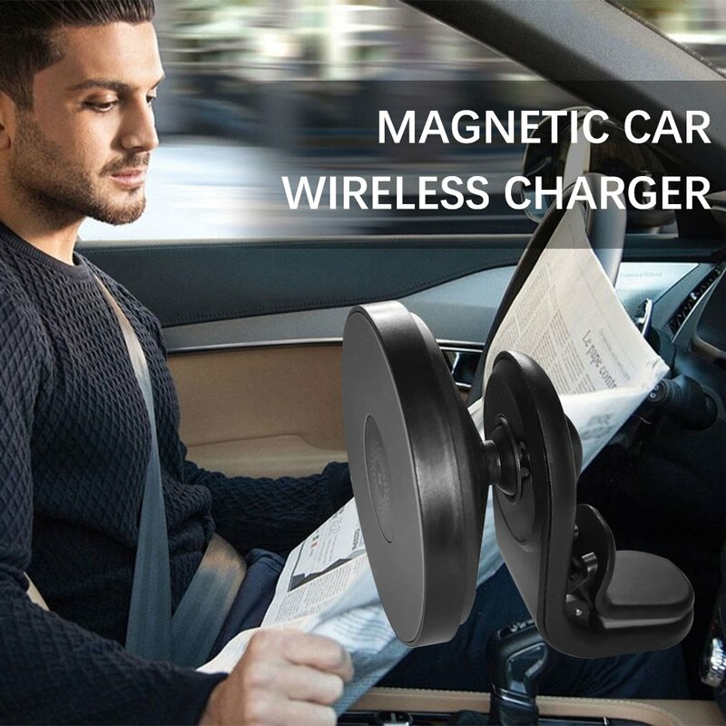 15W Magnetische Wireless Car Charger Mount Stand Voor Iphone 12 Mini 12 Pro Max Voor Macsafe Snelle Draadloze Oplader auto Telefoon Houder