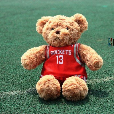 Le maglie della stella del calcio della coppa del mondo della Russia 2018 commemorano gli orsi le maglie della stella NBA commemorano gli orsi farciti regalo dell'orsacchiotto