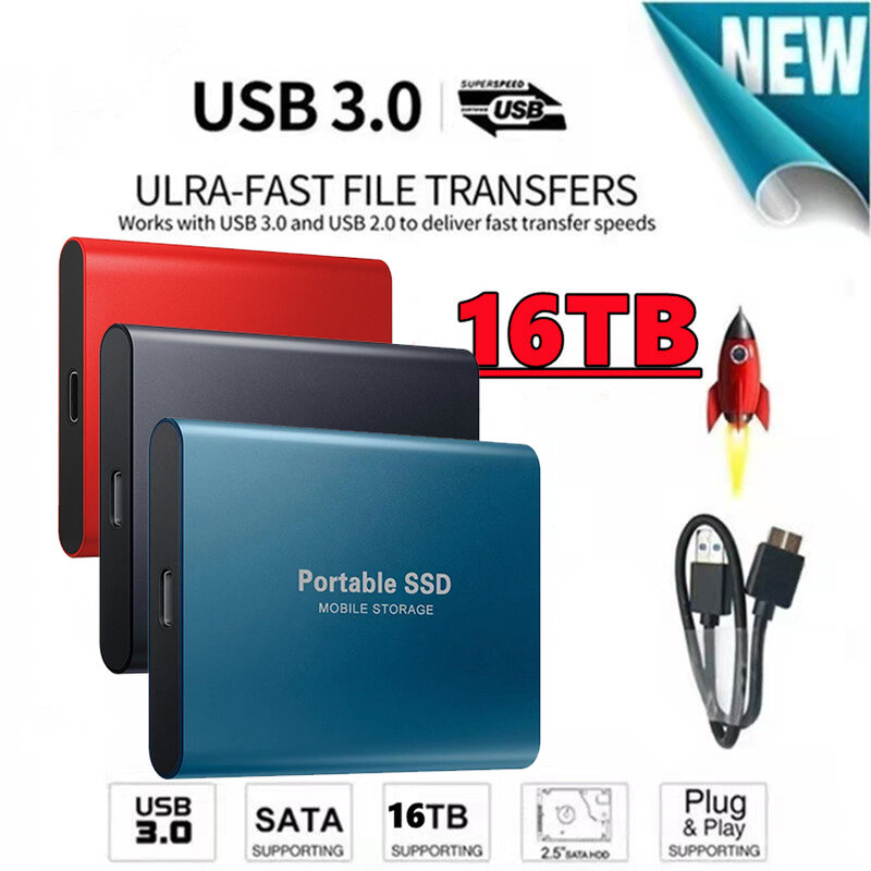 Disque dur externe SSD M.2, USB TYPE-C, haute vitesse, pour ordinateur Portable ou de bureau, Original