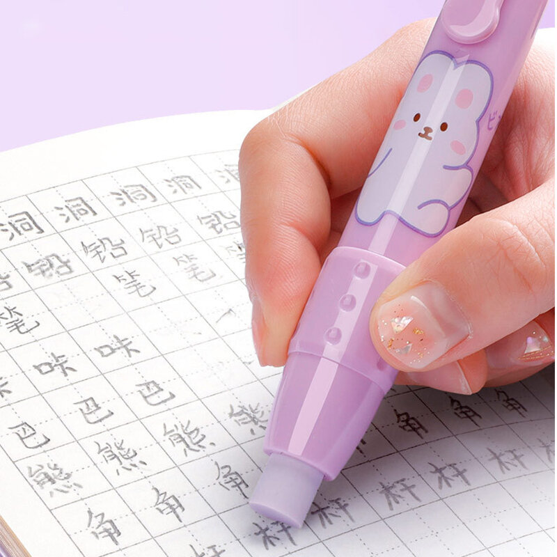 Push Pull Kawaii Eraser Cute Stationery Eraser Clean Correction Tool Student School Office Stationery