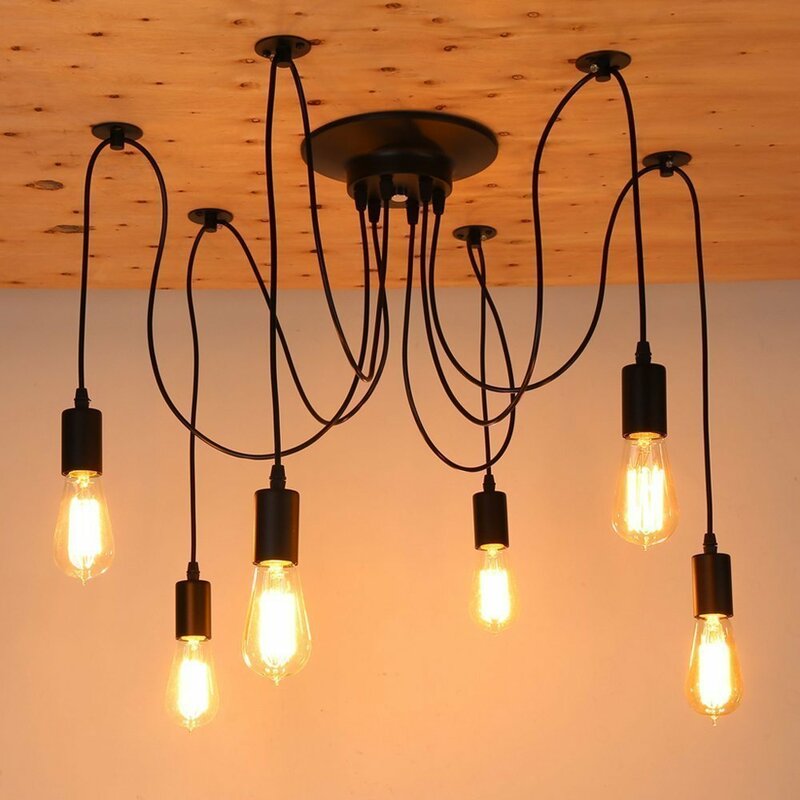 مصباح اديسون بخيوط متوهجة ريترو, قوة 220 فولت، 40 واط، E27، G80، G95، G125، ديكور للمنزل