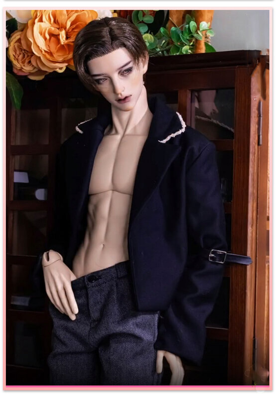 1/3 Scale Nude BJD SD Boy Strong Muscular Body Male Joint Doll Resin Figure Model Toy Gift Not Include Clothes Accessories
