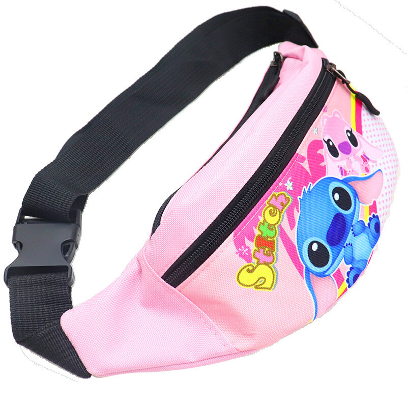 Disney Co-branded New Stitch Children's Diagonal Bag Cartoon Cute Boys and Girls Handbags Large-capacity Fashion Children's Bags