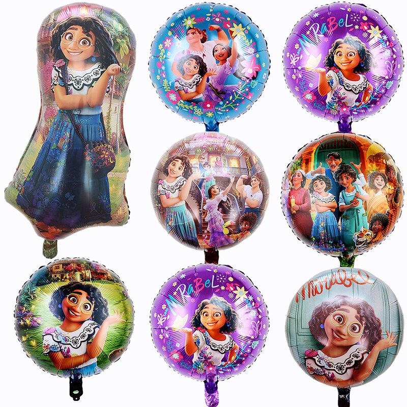 Disney encanto festa decoração mirabel balão chuveiro do bebê criança festa de aniversário decoração balão folha de alumínio balões globos