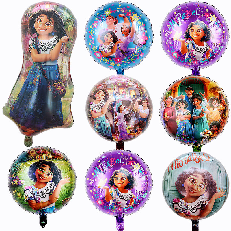 Disney Encanto-Globo de papel de aluminio para decoración de fiesta, globo Mirabel para Baby Shower, fiesta de Cumpleaños de Niños, Globos